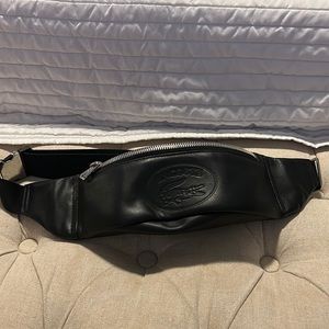 authentic lacoste leather fanny pack